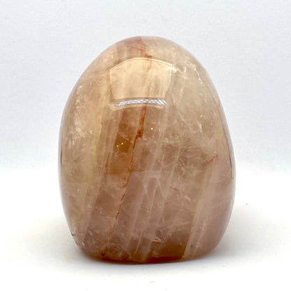 Krystal kranie | håndskåret hæmatoid kvarts, Madagaskar  | 10,5 cm