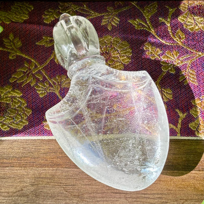 Kartika Vajra Dorje | håndskåret Himalaya Bjergkrystal | 10 cm