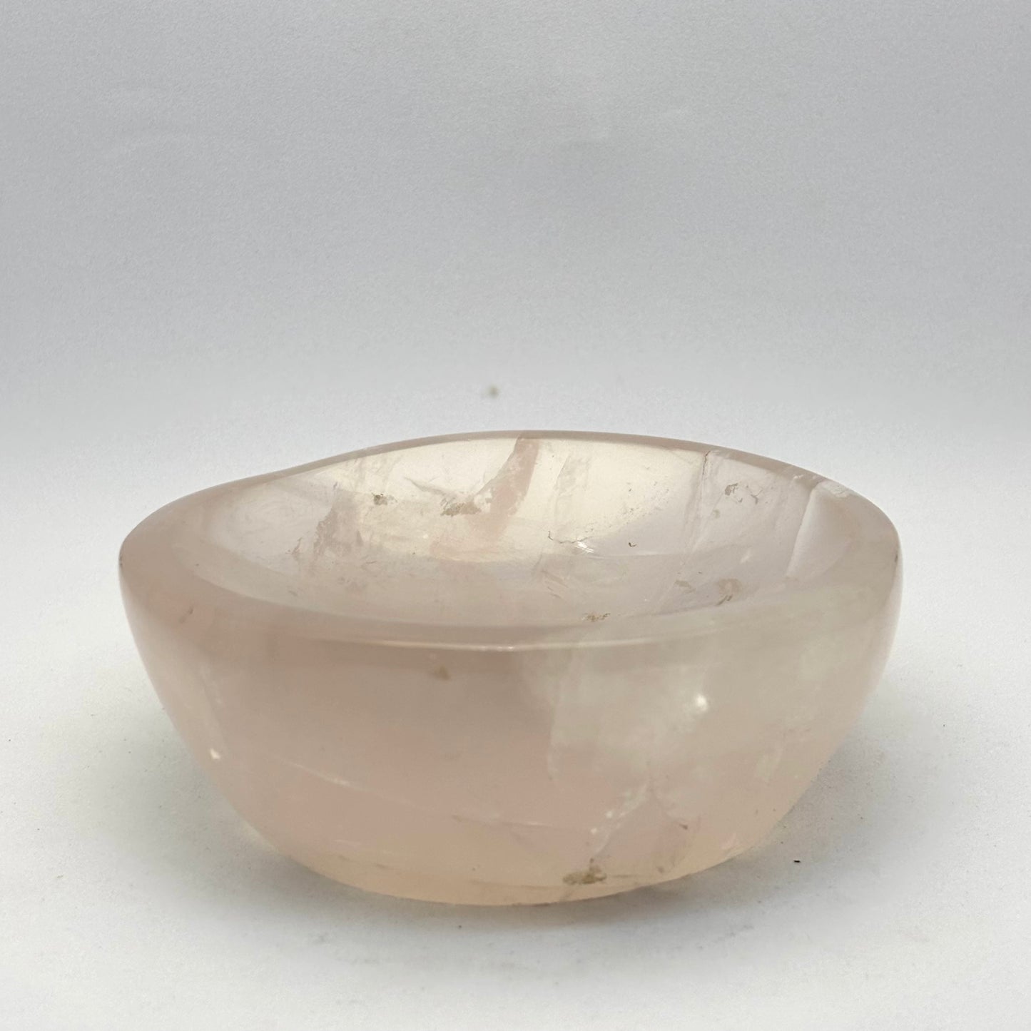 Oval rosakvarts skål 9 cm | nr. 2 Oval rosakvarts skål 9 cm | nr. 2