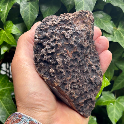 Agat og bjergkrystal geode, poleret 12 cm