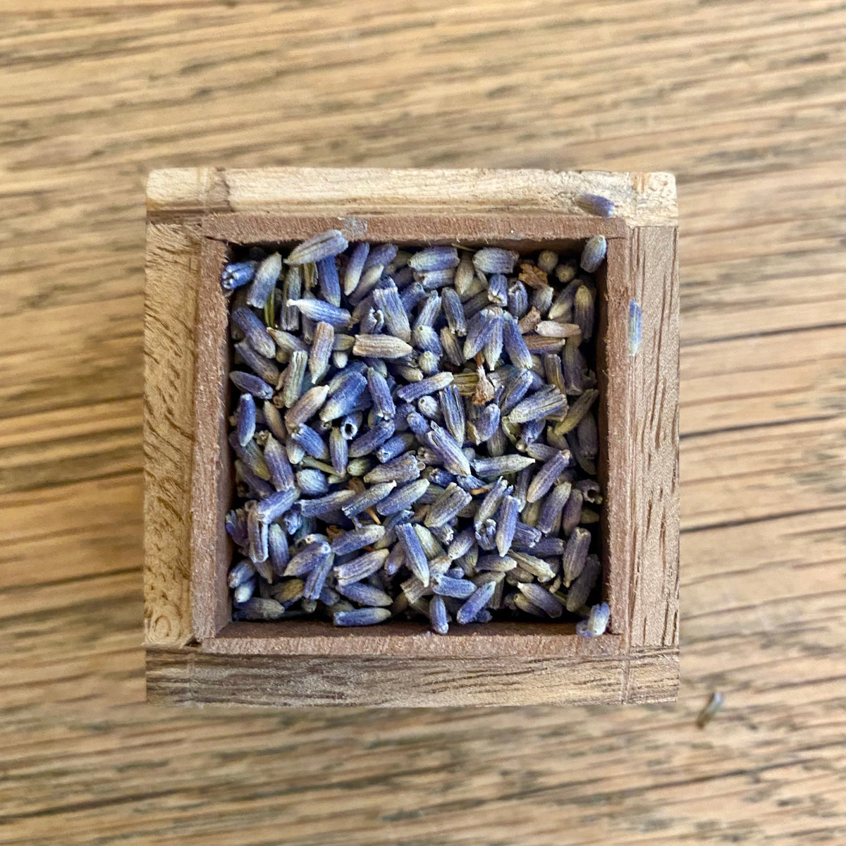 Krystal skrin med lavendel - Sølv buddha Krystal skrin med lavendel - Sølv buddha