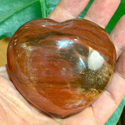 Forstenet træ hjerte 8,5 cm