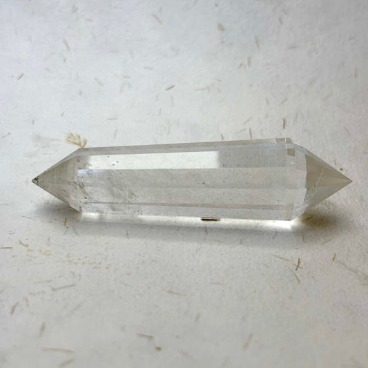 Billede af Vogel-cut Himalaya bjergkrystal - 12 facetter - 7,3 cm | nr. 23
