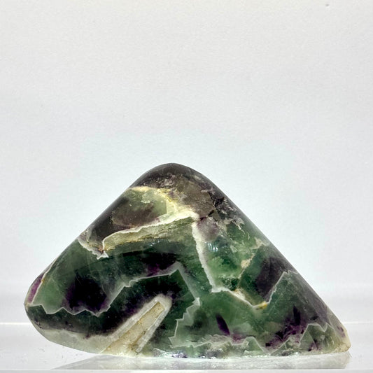 Billede af Regnbue fluorit poleret 8 cm | nr. 5