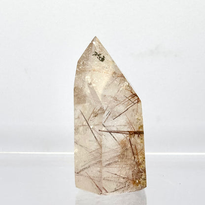 Bjergkrystal spids med rutiler, Madagaskar 5,3 cm | nr. 4