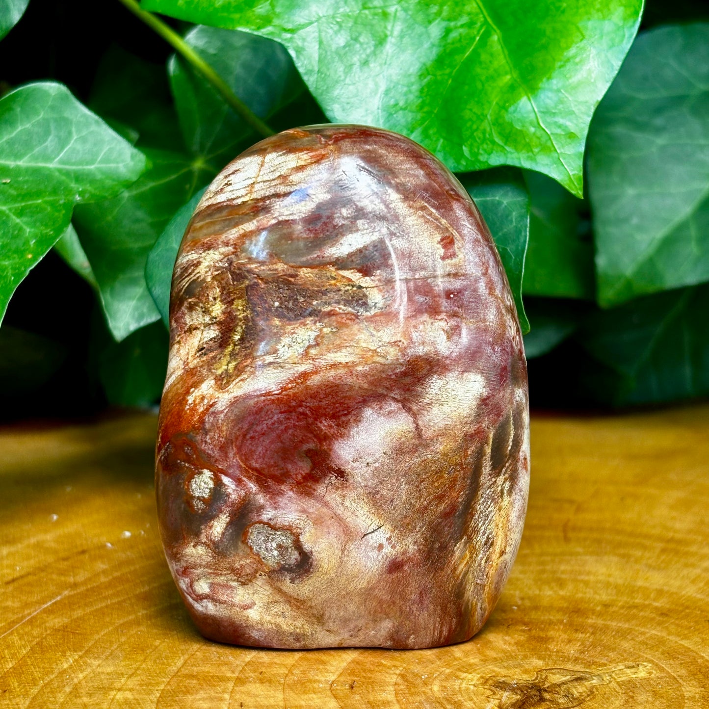 Forstenet træ skulptur 7,5 cm Forstenet træ skulptur 7,5 cm