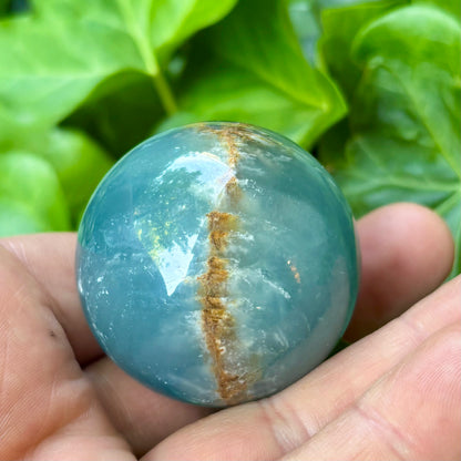 Blue onyx kugle - 4,5 cm | nr. 4