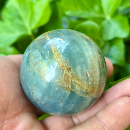 Blue onyx kugle - 5,5 cm | nr. 2