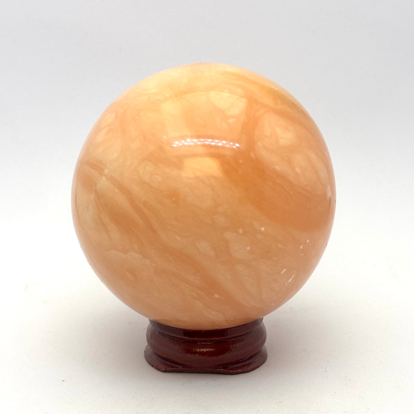Orange calcit kugle 6 cm Orange calcit kugle 6 cm
