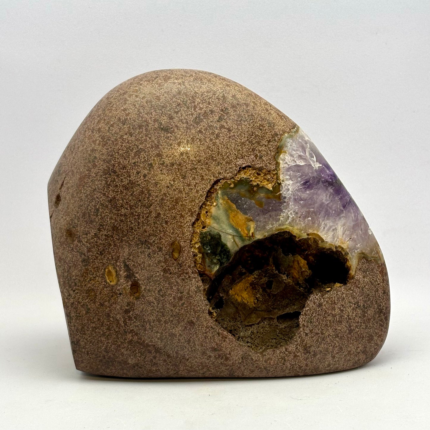 Poleret ametyst kvarts fra Zululand SA - 12 cm Poleret ametyst kvarts fra Zululand SA - 12 cm