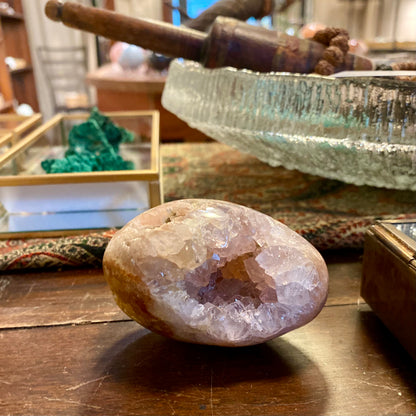 Agat geode, poleret