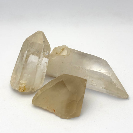 Billede af 3 x naturlig Bjergkrystal 3,5 -7 cm | nr. 3