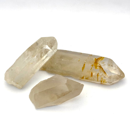 Billede af 3 x naturlig Bjergkrystal 4,5 - 7,5 cm | nr. 5