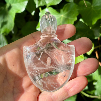 Kartika Vajra Dorje | håndskåret Himalaya Bjergkrystal | 9,8 cm