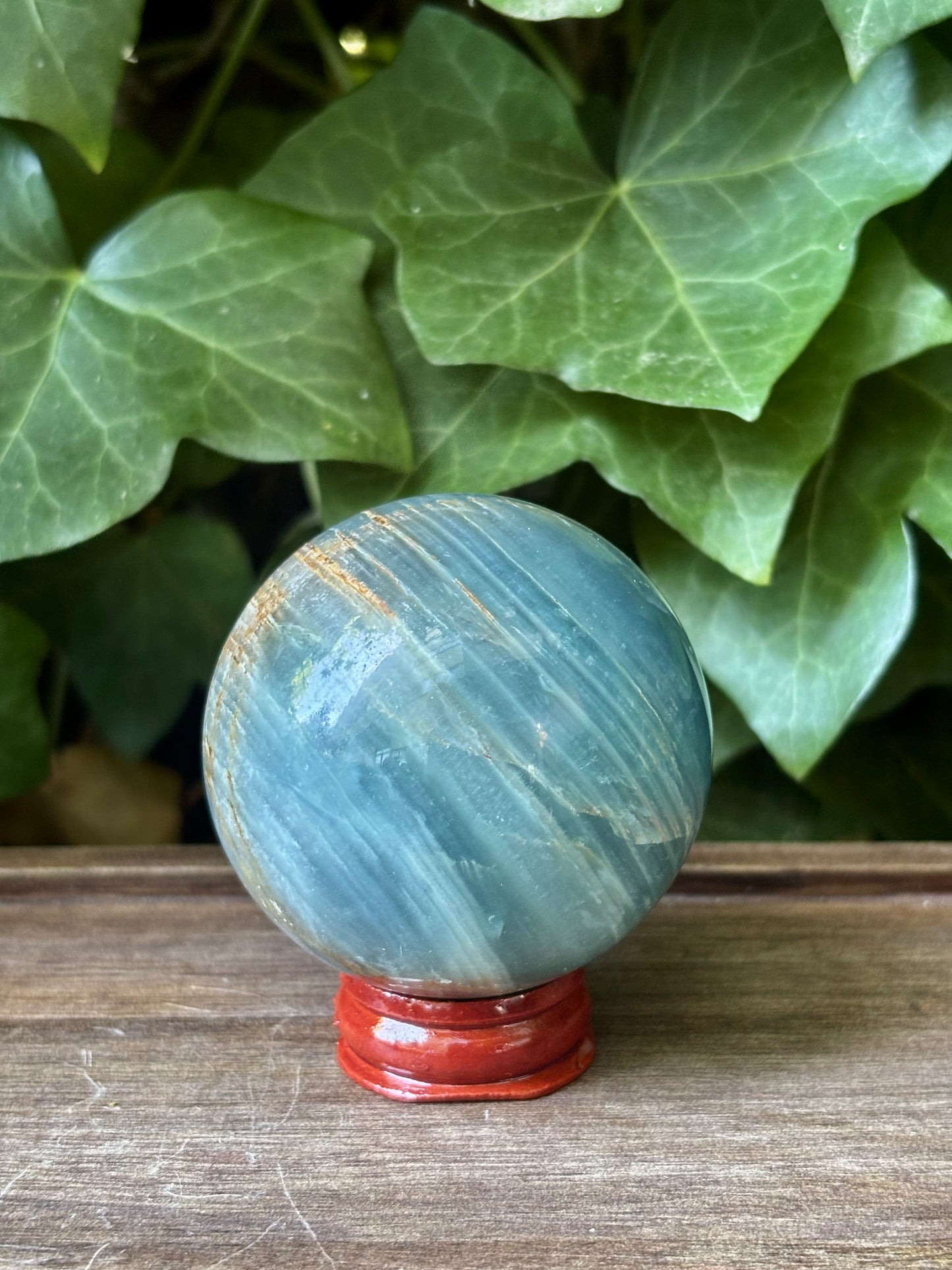 Blue onyx kugle - 5,5 cm | nr. 1 Blue onyx kugle - 5,5 cm | nr. 1