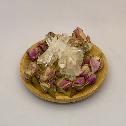 Balochistan, ultraklar Bjergkrystal og Rose - Crystal  Focal Point