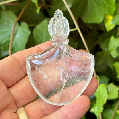 Kartika Vajra Dorje | håndskåret | Himalaya Bjergkrystal | 8,8 cm