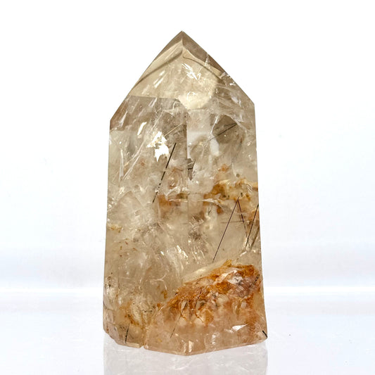 Billede af Bjergkrystal spids med rutiler, Madagaskar 6,7 cm | nr. 5