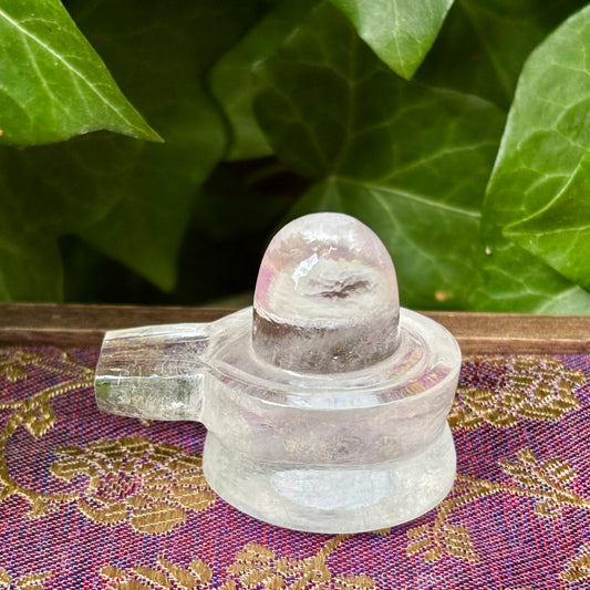 Billede af Shiva Linga | håndskåret Himalaya Bjergkrystal | 3,8 cm
