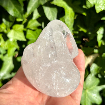 Krystal kranie | håndskåret | Himalaya Bjergkrystal | 8,2 cm