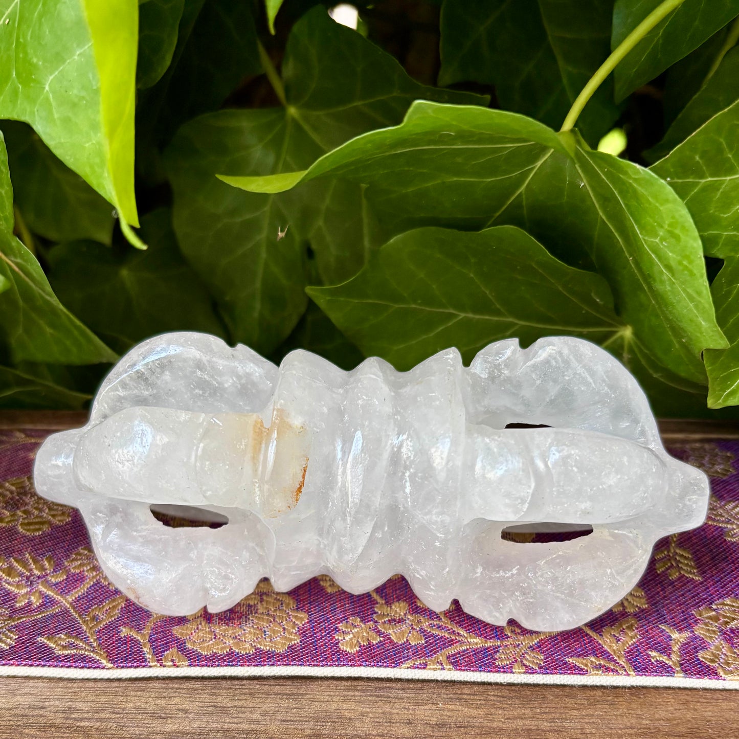 Vajra Dorje | håndskåret | Himalaya Bjergkrystal | 13,5 cm Vajra Dorje | håndskåret | Himalaya Bjergkrystal | 13,5 cm