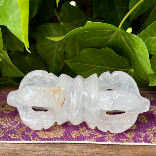 Billede af Vajra Dorje | håndskåret | Himalaya Bjergkrystal | 13,5 cm