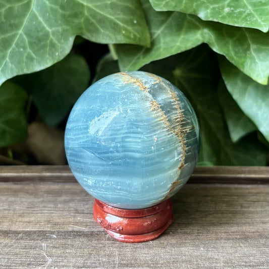 Billede af Blue onyx kugle - 4,5 cm | nr. 4