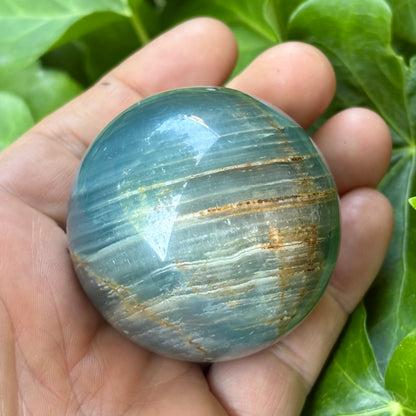 Blue onyx kugle - 5,5 cm | nr. 1
