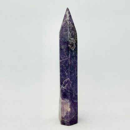 Lepidolit spids 13 cm - magisk