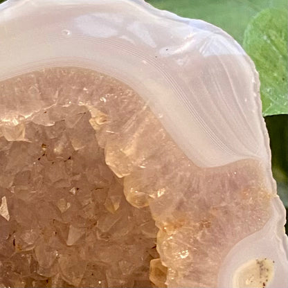 Agat geode, poleret