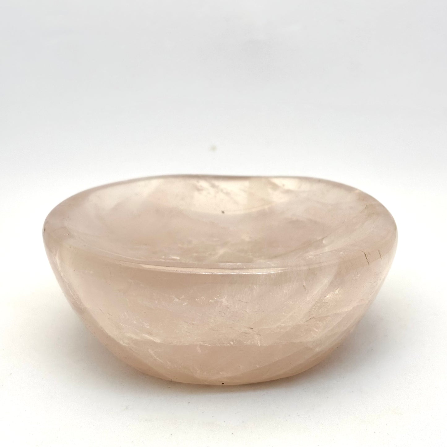 Oval rosakvarts skål 9 cm | nr. 3 Oval rosakvarts skål 9 cm | nr. 3