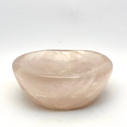 Oval rosakvarts skål 9 cm | nr. 3