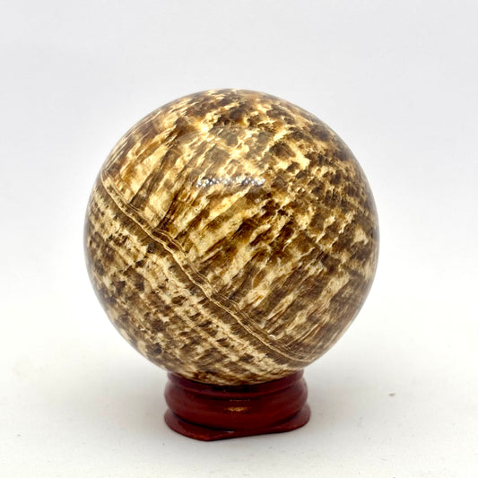 Billede af Stribet Aragonit kugle 5,5 cm