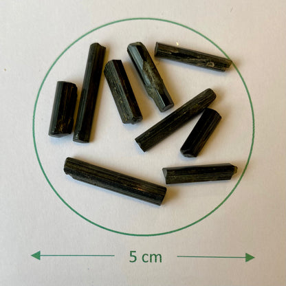 Mørk grøn turmalin lot / gt07