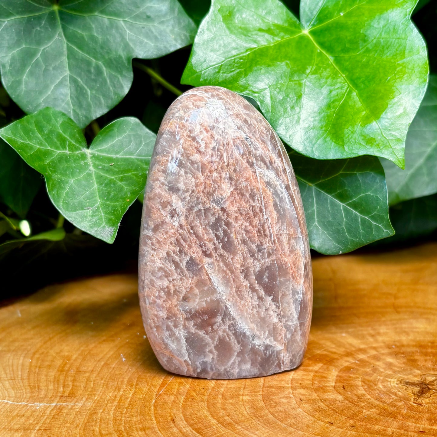 Fersken Månesten skulptur 9,5 cm Fersken Månesten skulptur 9,5 cm