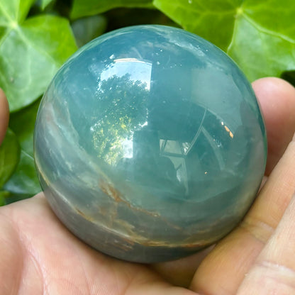 Blue onyx kugle - 6 cm | nr. 6