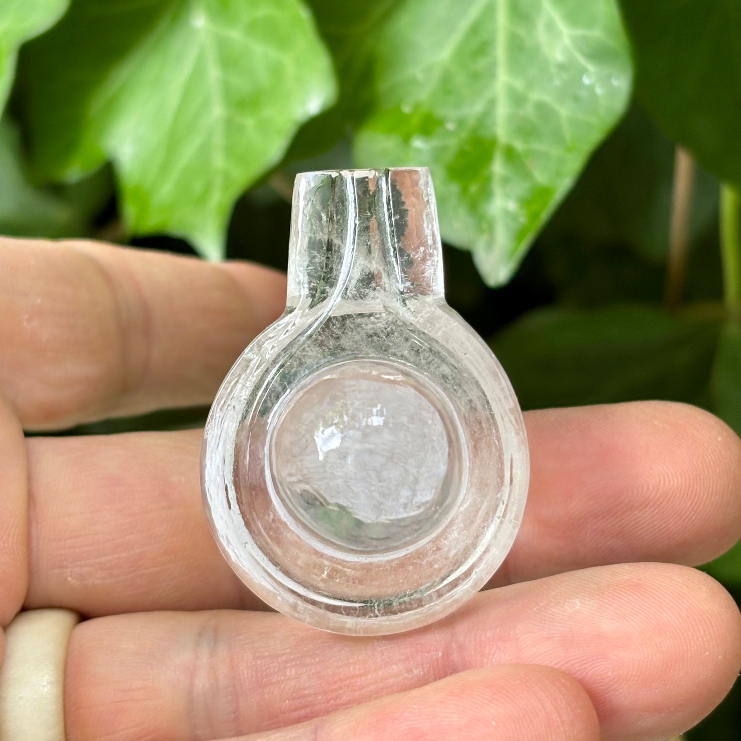 Shiva Linga | håndskåret Himalaya Bjergkrystal | 3,8 cm Shiva Linga | håndskåret Himalaya Bjergkrystal | 3,8 cm