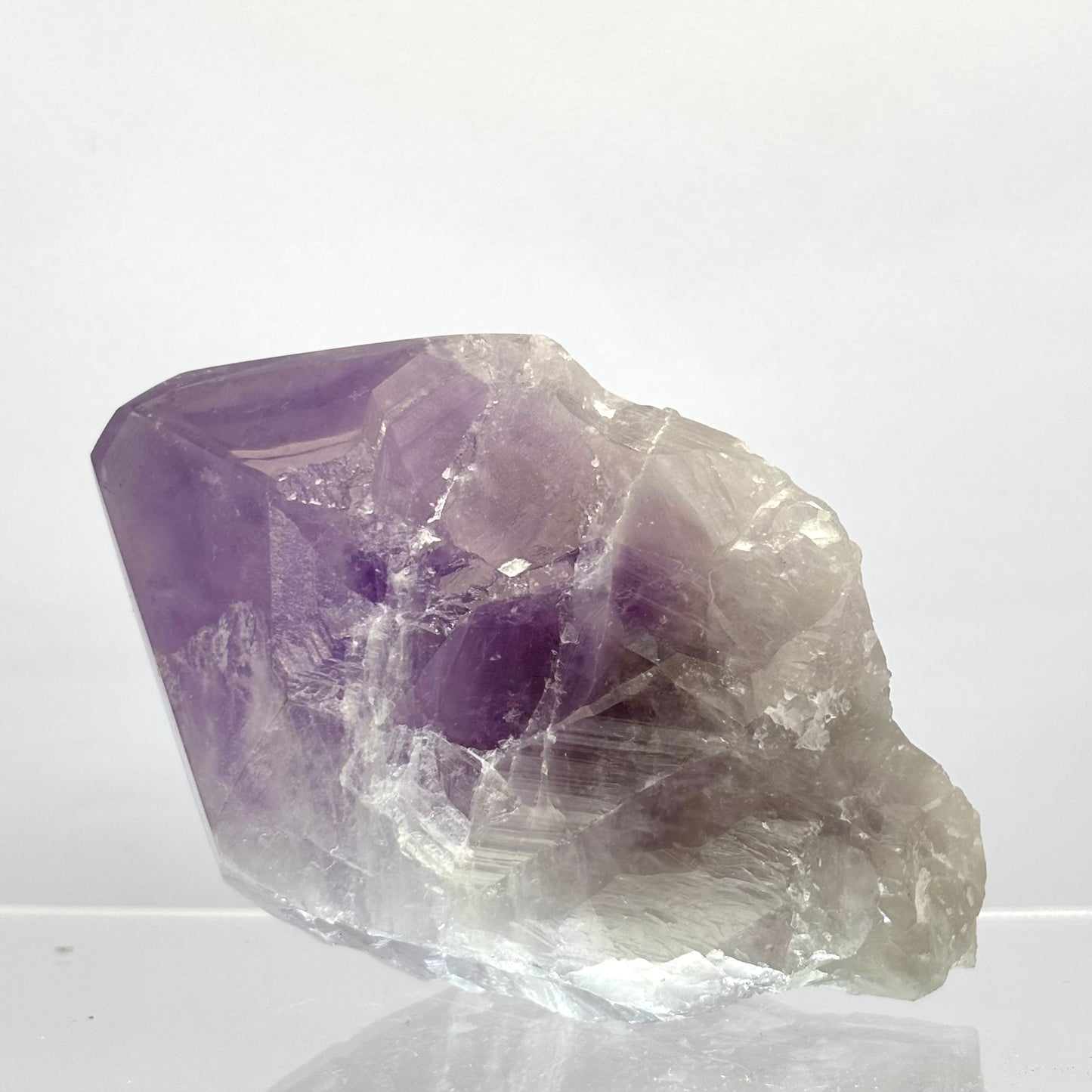 Jacaranda ametyst spids 9 cm - poleret top | nr. 2 Jacaranda ametyst spids 9 cm - poleret top | nr. 2