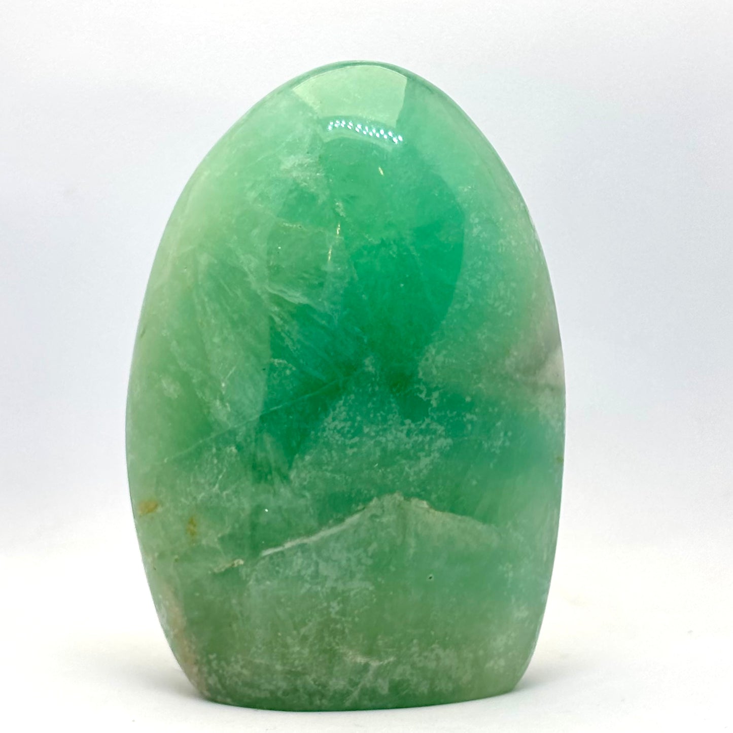 Grøn fluorit skulptur 13 cm Grøn fluorit skulptur 13 cm