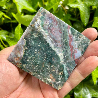 Ocean Jaspis pyramide 7,5 x 6 cm