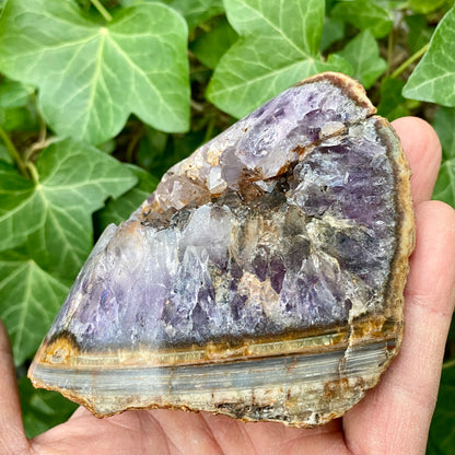 Agat geode, poleret 11 cm