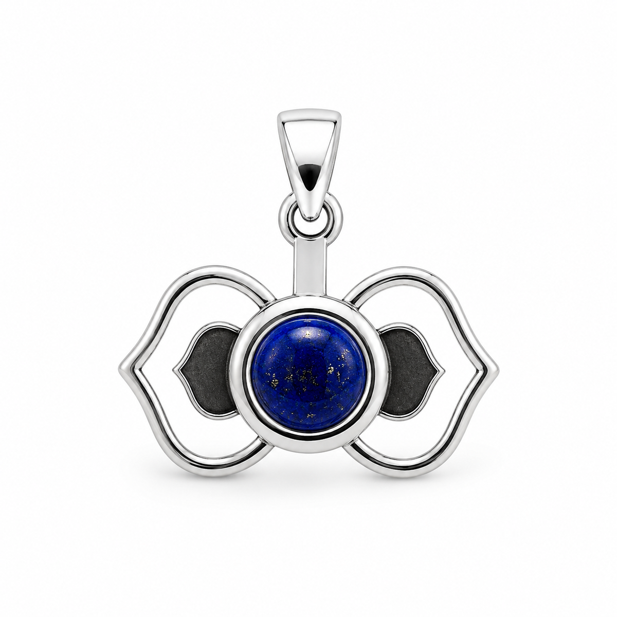 Pande Chakra vedhæng | 925 Sterling Sølv og lapis lazuli Pande Chakra vedhæng | 925 Sterling Sølv og lapis lazuli