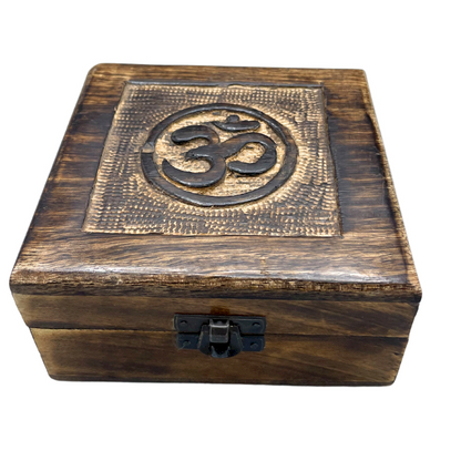 Mangotræ skrin - AUM | 13 x 13 cm