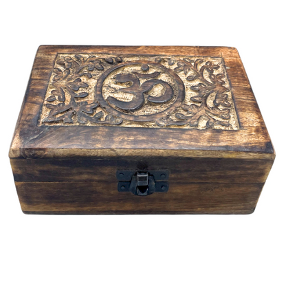 Mangotræ skrin - AUM | 15 x 10 cm