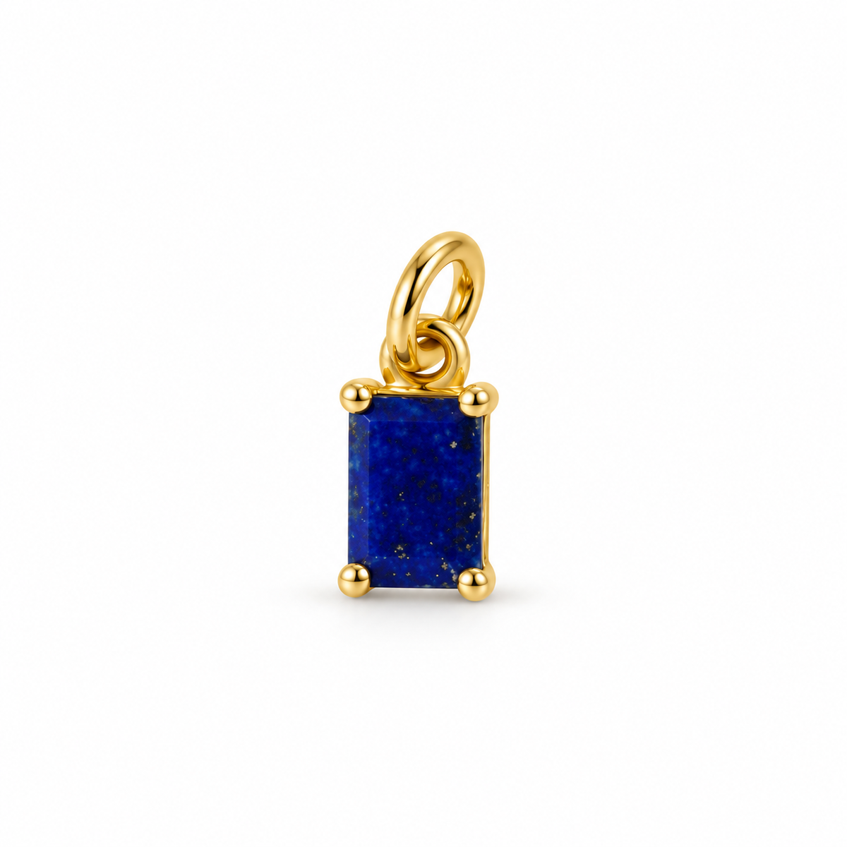 Lapis Lazuli charm – 18k forgyldt sølv vedhæng Lapis Lazuli charm – 18k forgyldt sølv vedhæng