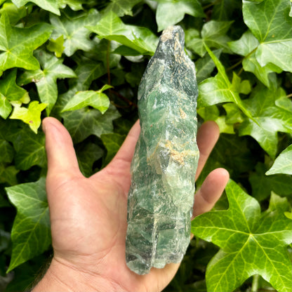 Regnbue fluorit bjerg - 19 cm