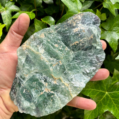Regnbue fluorit bjerg - 19 cm