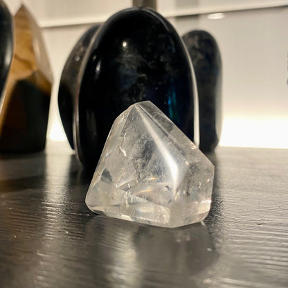 Bjergkrystal poleret stykke 3 cm