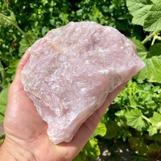 Billede af Rå rosakvarts 16 cm – 1.175 gram – Namibia