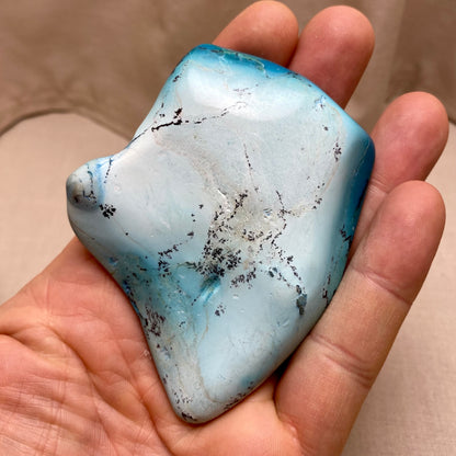 Aqua-chrysocolla / malakit - 9 cm